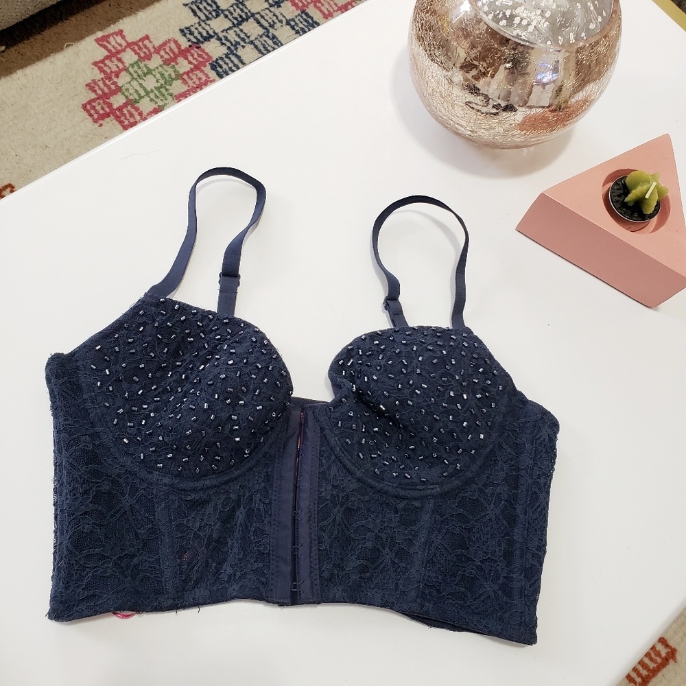 Forever 21 Corset Crop Top